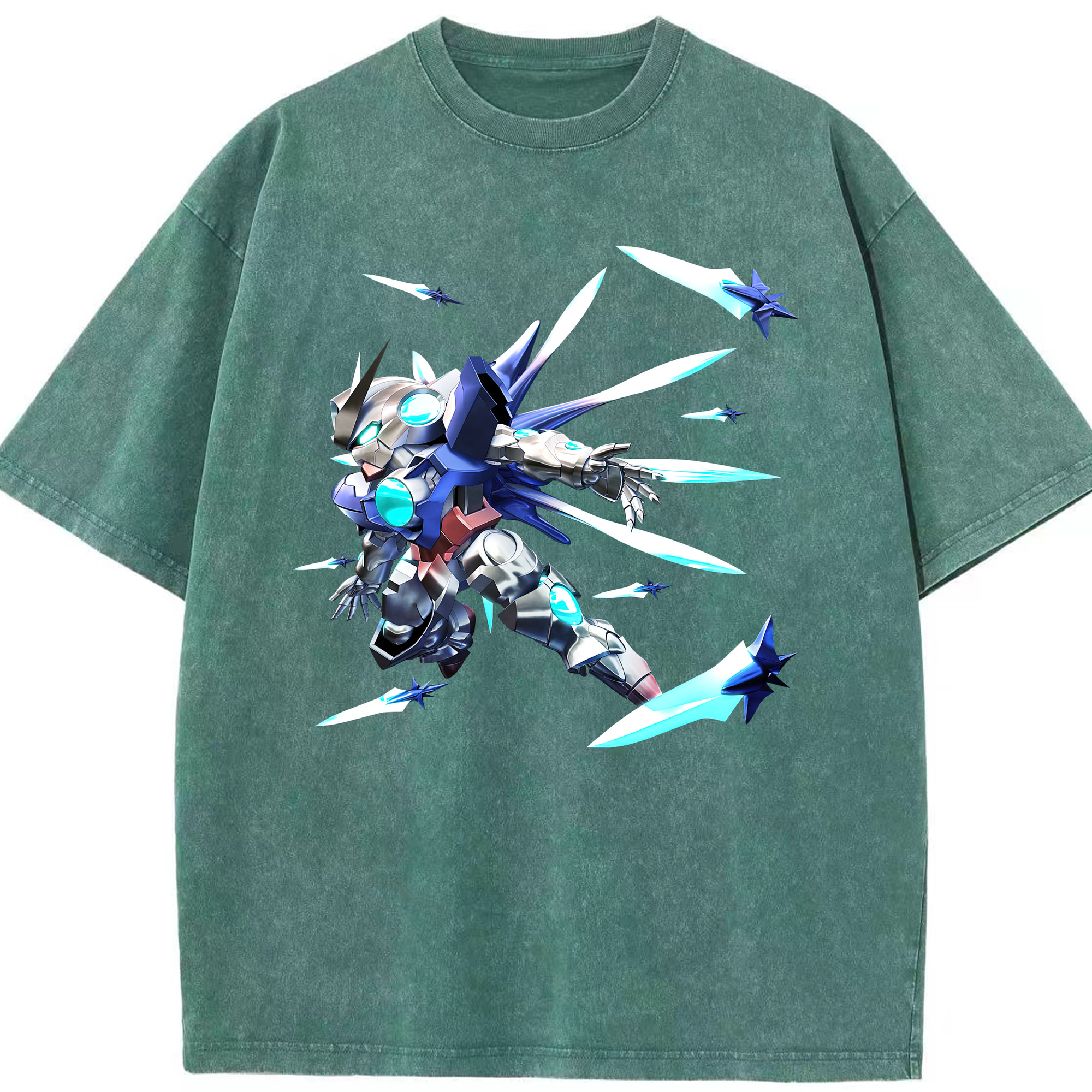 （画像用） 機動戦士ガンダム Mobile Suit Gundam 綿100% ヴィンテージ風 半袖Tシャツ（フロントプリント）